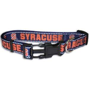 Syracuse Orange Navy Blue Medium Dog Collar