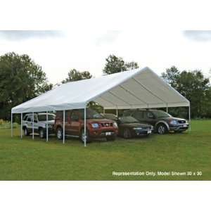  30x40 Canopy, 2 3/8 Frame, White Cover