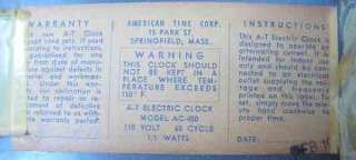 Coca Cola Vintage Wall Clock / 1950s / 18 Diameter  