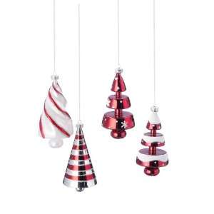  Club Pack of 24 Red Tree Christmas Ornaments 3 