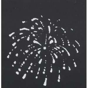  FP55 Stencil Fireworks Circular Bur Arts, Crafts & Sewing