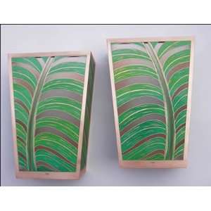  Coconut Tree Copper Wall Sconce (Left)