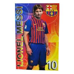  LEO MESSI Poster 14x36 in. LAMINATED