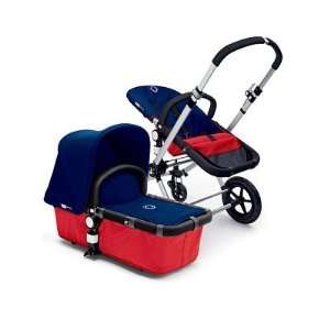 Bugaboo Cameleon   Red Base with Dark Blue Canvas Fabric