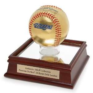  Toronto Blue Jays 24KT Gold Baseball in Glass Case Sports 
