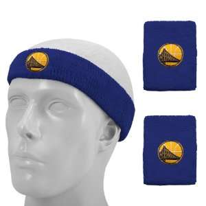   State Warriors Royal Blue Headband & Wristband Set