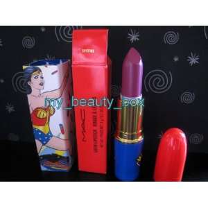  BNIB MAC Wonder Woman SPITFIRE Satin Lipstick Beauty