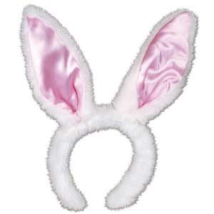  Plush Satin Bunny Ears