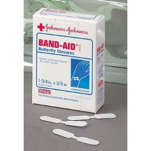 Johnson & Johnson 3/8 X 1 3/4 Band Aid Butterfly Adhesive Bandage 
