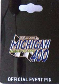 2009 Michigan 400 NASCAR Pin   Brian Vickers Won *New*  