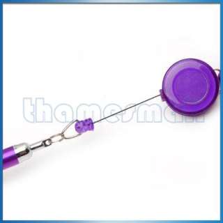 Retractable Badge Reel Pen Belt Clip W. Key Chain New  