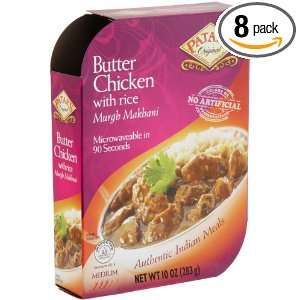 Pataks Butter Chicken (Murgh Makhani) with Rice Meal, 10 Ounce 