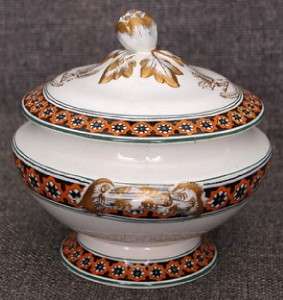 DOWNING ENGLISH IRONSTONE BRIXTON SAUCE TUREEN #2 CHOLMONDELEY 