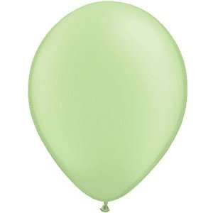   100) Neon Green 11 Qualatex Latex Balloons