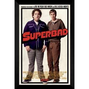  Superbad FRAMED 27x40 Movie Poster Seth Rogan & Hill 