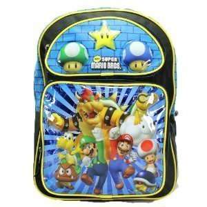  Super Mario Bros 16 Backpack Bowser Luigi Goomba Koopa 
