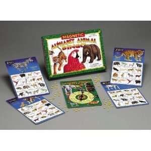   Smethport 8392 Magnetic Bingo  Alphabet Animals  Pack of 2 Toys