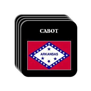 US State Flag   CABOT, Arkansas (AR) Set of 4 Mini Mousepad Coasters