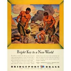  1944 Ad Bridgeport Brass Bronze Age Men Copper Products 