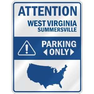  ATTENTION  SUMMERSVILLE PARKING ONLY  PARKING SIGN USA 