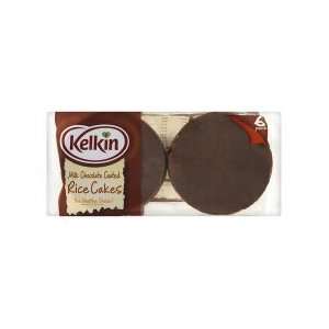 Kelkin Chocolate Covered Rice Cakes 100G x 4  Grocery 