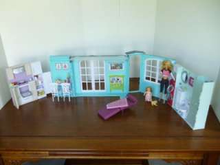 BARBIE~My House~Fold up House + Furniture & Accessories~EUC  