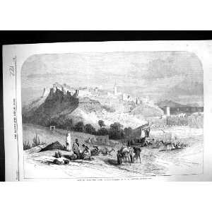  1860 View Tangier Camel Market Architecture North Africa 