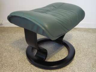 Ekornes Stressless Recliner Chair Danish Modern Paloma Leather Large 