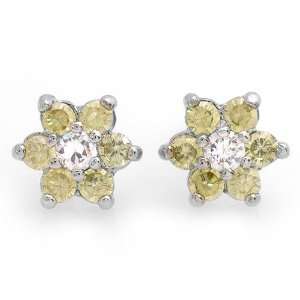 Stylish Brand New Earrings With 2.60ctw Cubic zirconia Crafted in 925 