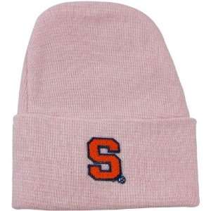  Syracuse Orange Newborn Light Pink Knit Beanie Sports 