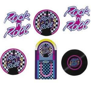  Rock N Roll Cutouts   Party Decorations & Wall 
