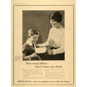  1925 Ad Lambert Pharmacal Listerine Student Toothpaste Report 