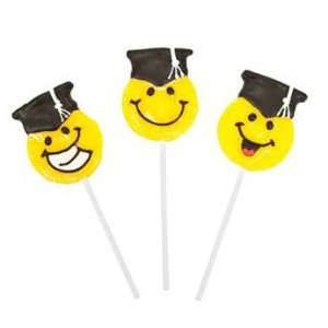 Graduation Candy Lollipops 12ct.  Grocery & Gourmet Food