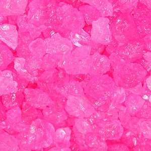 Hot Pink Cotton Candy Crystals 4 LBS  Grocery & Gourmet 