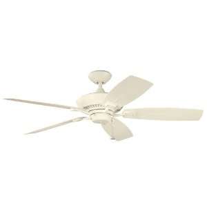 Canfield Patio Collection 52ö Adobe Cream Ceiling Fan with Reversible 