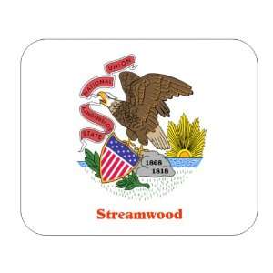  US State Flag   Streamwood, Illinois (IL) Mouse Pad 
