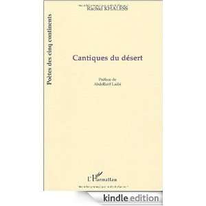 Cantiques du désert (Poètes des cinq continents) (French Edition 