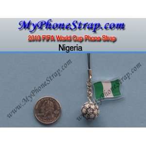 2010 FIFA World Cup Phone Strap    Nigeria Soccer Football Team (Japan 