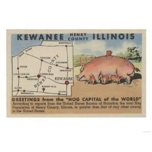  Kewanee, Illinois   Greetings From the Hog Capital of the 