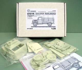 35 Steyr 2000A RAILROAD Cargo Truck (resin conv kit)  