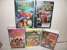   THE FOX AND THE HOUND / THE THREE CABALLEROS / LOT OF 5 NEW VHS TA