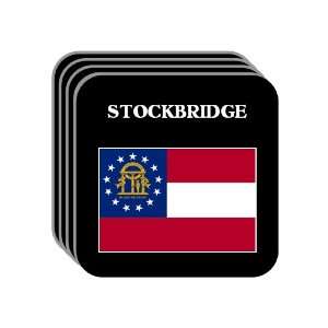  US State Flag   STOCKBRIDGE, Georgia (GA) Set of 4 Mini 