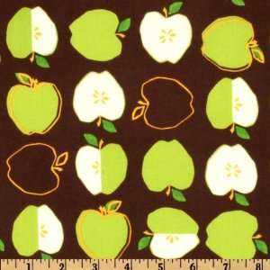  44 Wide Metro Market Apple Brown Fabric By The Yard 