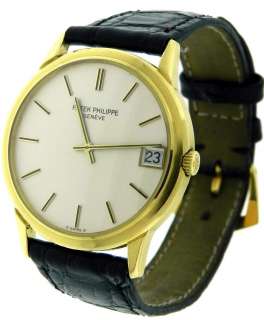   Patek Philippe Calatrava 3601 Automatic 18K Gold Watch + Box  