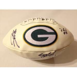 2011 2012 GREEN BAY PACKERS Team Signed Autographed Logo Football COA