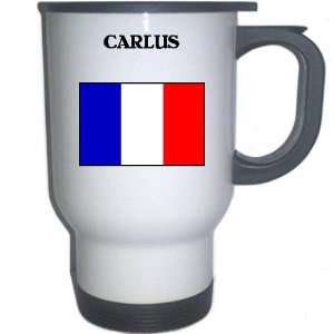  France   CARLUS White Stainless Steel Mug Everything 