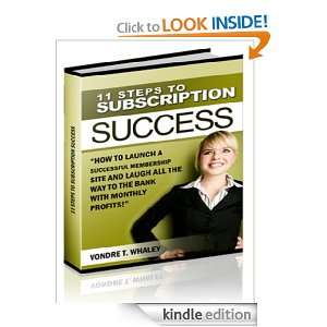 11 Steps To Subscription Success Anonymous  Kindle Store