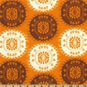  44 Wide Pernillas Journey Tapestry Carrot Fabric By The 