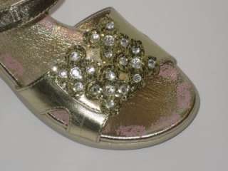 Lelli Kelly VF1381 Toddler Campanella GOLD sandals shoe  