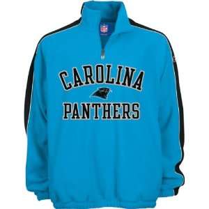  Carolina Panthers Blue/Black Stelter 1/4 Zip Fleece Jacket 